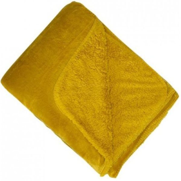Mustard Cosy Throw