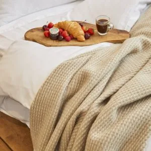 Extra Large Oatmeal Waffle Throw