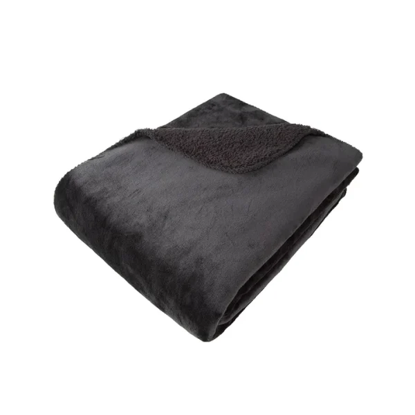 Cosy Black Throw