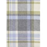 Portree Grey/Duck Egg Merino Wool Throw