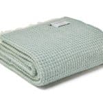 Extra Large Sea Green Waffle Throw