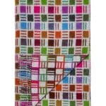 Ribbon Multi Grey throw
