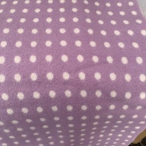 Merino Lambswool Lilac Spot Throw by Bronte