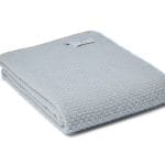 Pure New Wool Twill Throw In Duck-egg - Large size