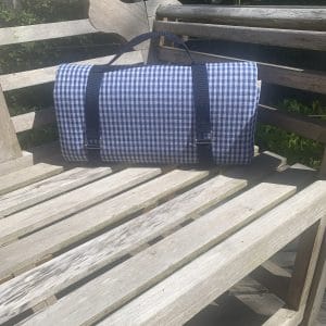 Picnic Blanket - Blue Gingham