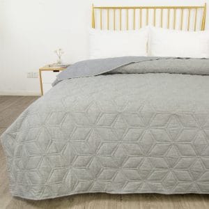 Lombardi King Grey Quilt