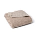 Pure New Wool Dartmoor Throw in Taupe