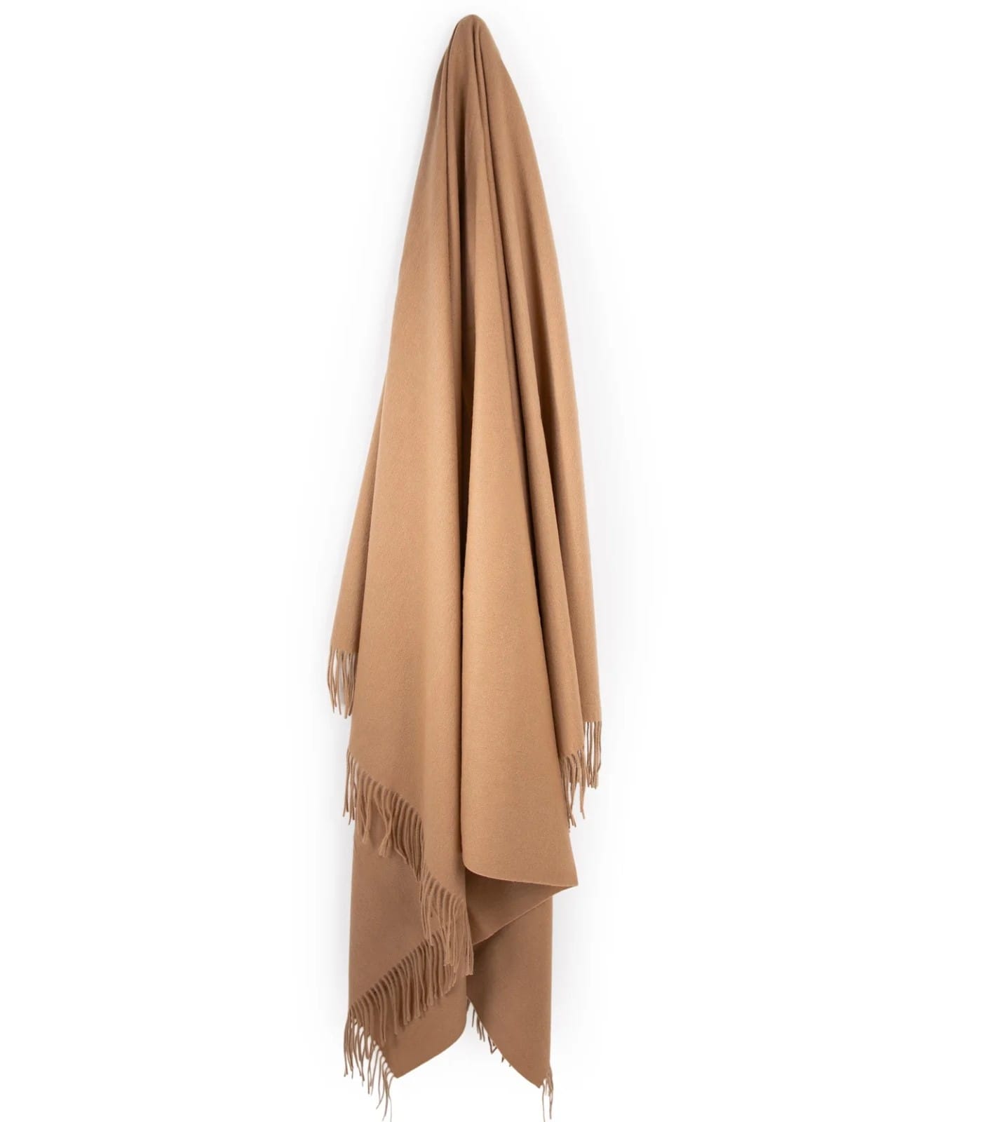 Beige Lambswool Throw